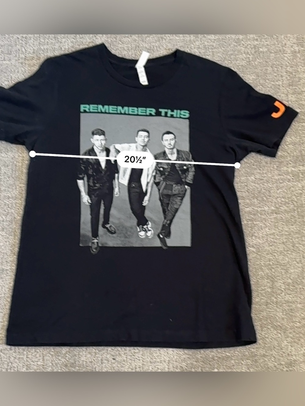 Jonas Brothers concert t-shirt from their "Remember This" Tour 2021 - Picture 2 of 7
